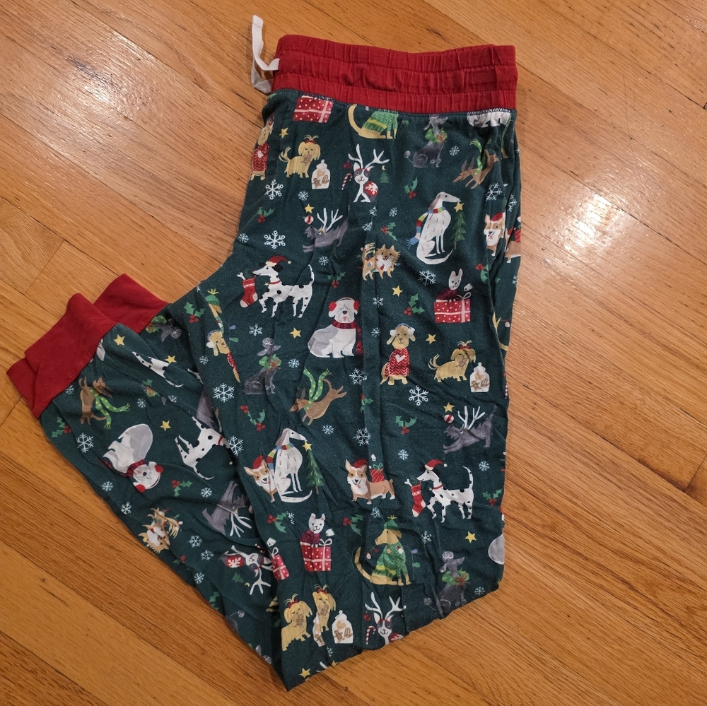 Little Sleepies Holiday Hounds Jogger Pajama Bottoms